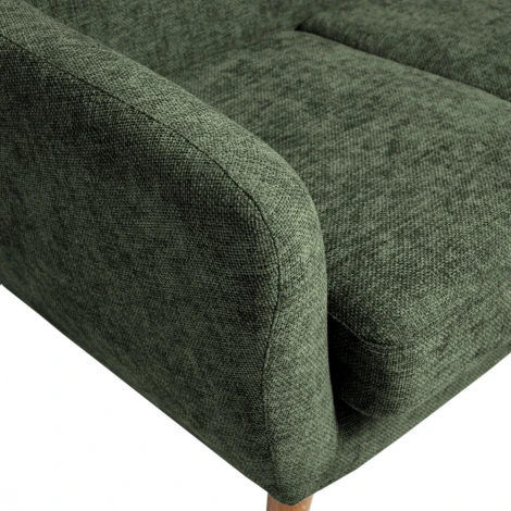 Диван Bradexhome Picasso двухместный зелёный, шенилл