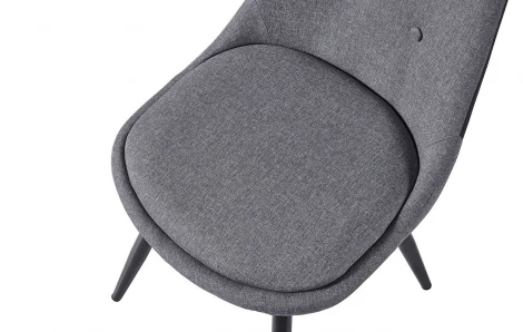 Стул SKY8764 серый 801-6/черный PU804/серый металл