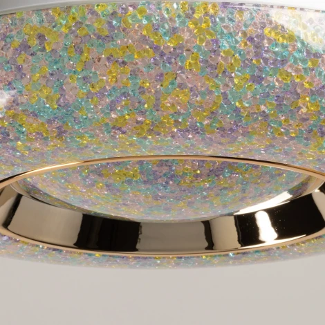 Потолочный светильник круглый с пультом светодиодный De City Ривз 674018101