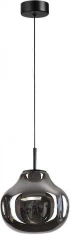 Подвесной светильник Odeon Light Vaso 5097/4LC черный/дымчатый/металл/стекло LED 4W 4000K (220V, на проводе)