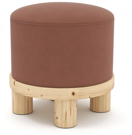 Пуф Arsko Сканди 1 терракотовый велюр