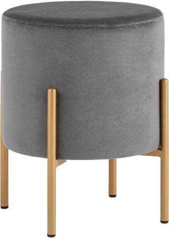 Пуф Кейси велюр серый УТ000035903