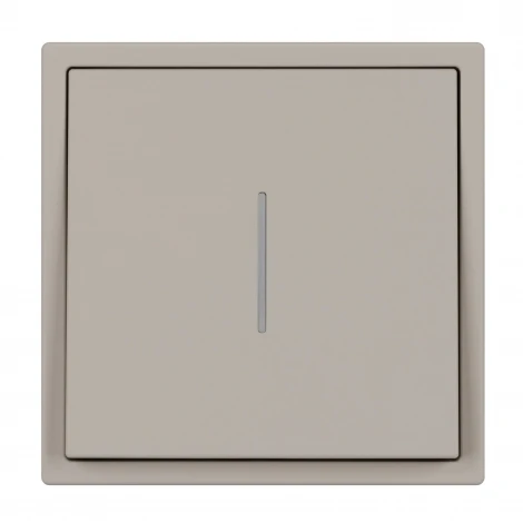 Механизм выключателя одноклавишный непроходной LED SWT-NOBE-MK01-SFPL-L-CA (230V, 10A) (Arlight, Кашемир) 059424