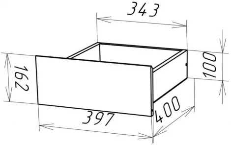 Комод Woodville Рунтроп 2 дуб вотан 472554