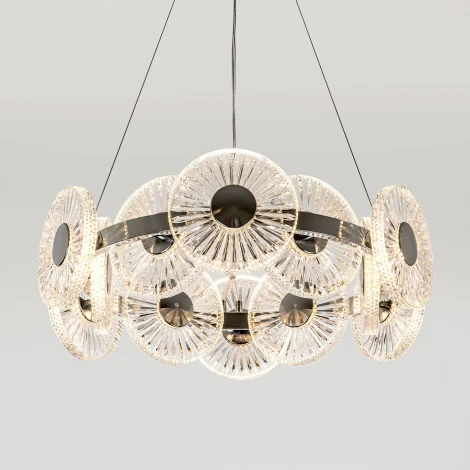 Подвесная люстра светодиодная с пультом с регулировкой цветовой температуры Modelux MODESTYLE MS.1831.12 CR