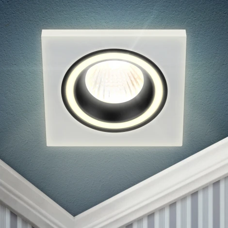 Встраиваемый точечный светильник ЭРА DK91 WH/BK (12V)