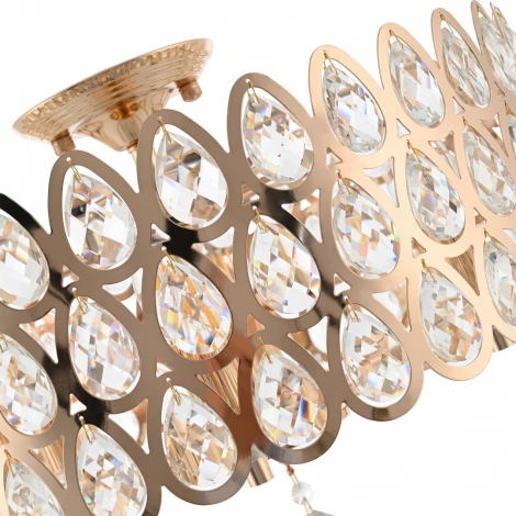 Потолочная люстра хрустальная на штанге Arte Milano Sorrento-1019 371019/6/50/490 GD (220V)