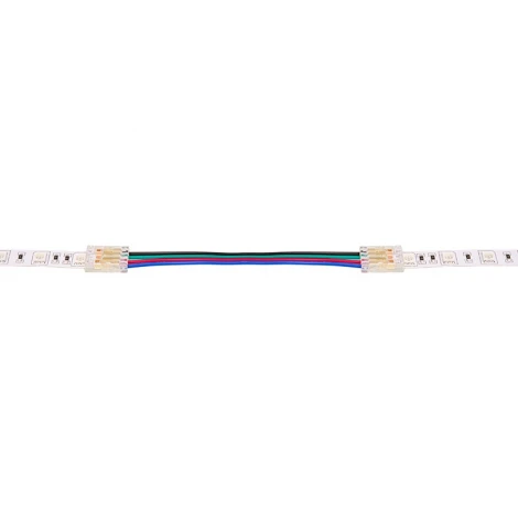 Коннектор Wolta WLS-4PIN-RGB-10MM-2 выводной/последовательный для ленты SMD RGB шириной 10мм