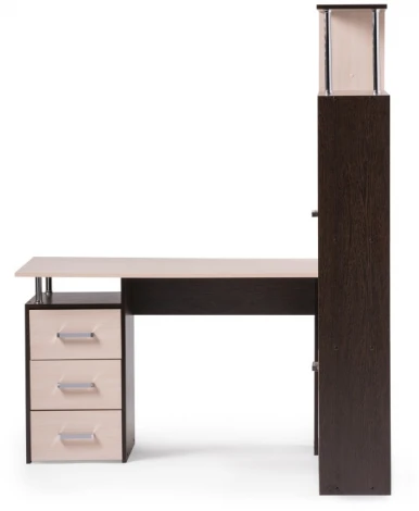Компьютерный стол Woodville КС-15 венге / дуб молочный правый 295292