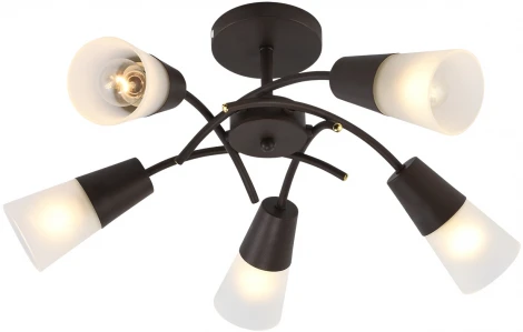 Потолочная люстра на штанге Escada Calla 1109/5P Wenge Е14*40W