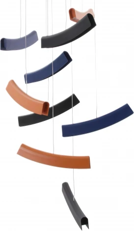 Подвесной светильник светодиодный с регулировкой цветовой температуры Mizi'en Slim MZ31505-9-multi (220V, на тросе)