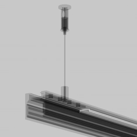 Рассеиватель для низкпрофильного накладного шинопровода Maytoni Technical Accessories for tracks Exility TRAMN034DC-2W