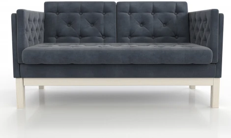 Диван Arsko Айверс М беленый дуб серый шенилл