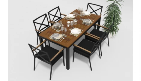 Обеденная группа Gardenini Bella DBLL.010618.C3