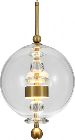 Подвесной светильник (11055/1P Clear) Indigo Illusione V000189L (LED, 220V, на проводе, шар)