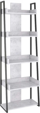 Этажерка Ивару ГРАНЖ-3, Цемент Светлый / Черный