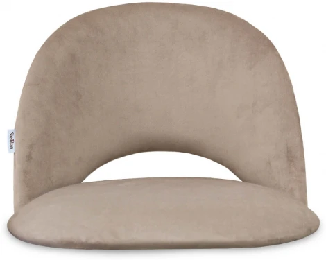 Стул барный Sheffilton SHT-ST34-1/S80 латте/темный орех/черный