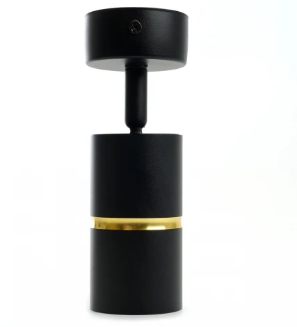 Спот настенно-потолочный Feron ML1861 ZEN 48641 GU10, чёрный, золото (220V, круглые)