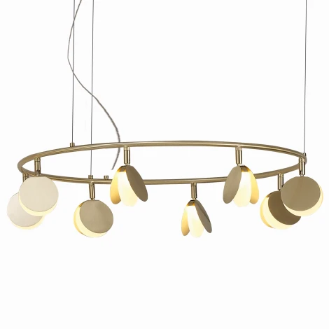 Подвесная люстра Mantra Shell 7355 (LED, 220V, подвески, на тросе)