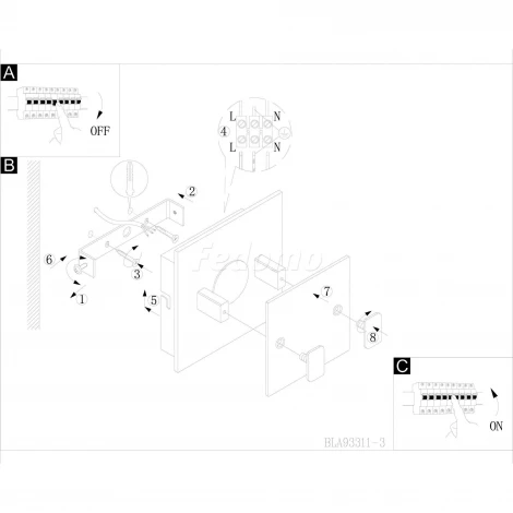 Настенно-потолочный светильник Eglo Vicaro 1 97757