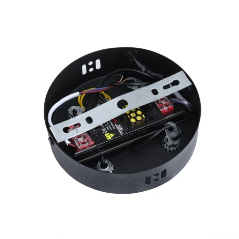 Люстра подвесная Lumion Vinora 8341/28L черный/прозрачный металл/акрил LED 28W 3000K 220V