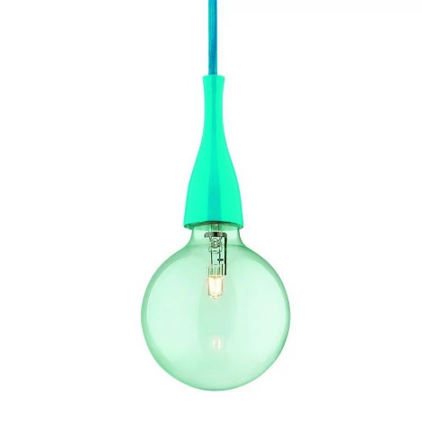 Подвесной светильник Ideal Lux Minimal SP1 AZZURRO (220V, на проводе, шарики)