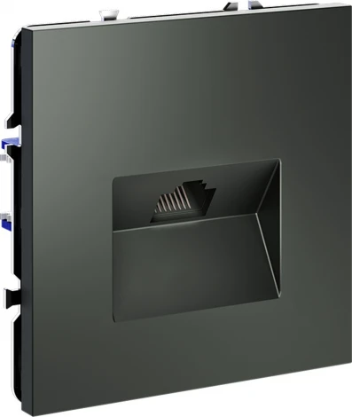 Розетка Ethernet RJ-45 (титан) Voltum S70 VLS060106