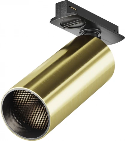 Трековый светильник однофазный 220V Maytoni Focus LED TR021-1-12W4K-W-BBS (круглые)