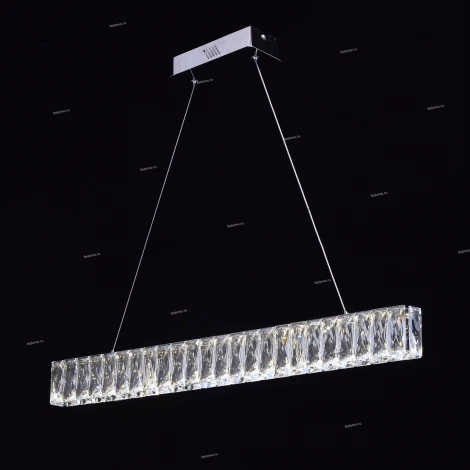 Хрустальный подвесной линейный светодиодный светильник Goslar Chiaro Гослар 498012801