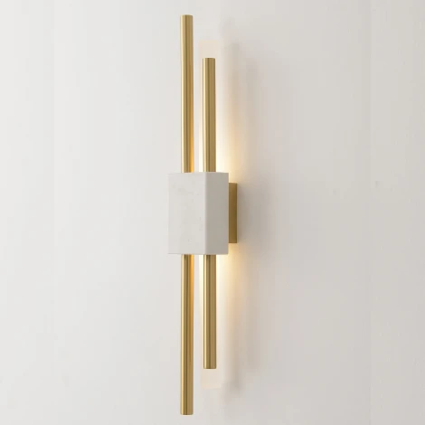 Настенный светильник Crystal Lux CARTA AP6W LED WHITE/BRASS