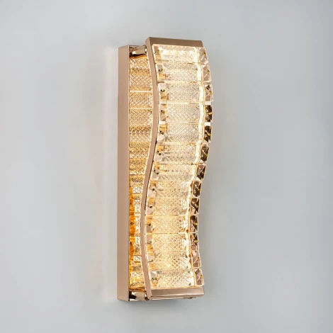 Бра светодиодное хрустальное с регулировкой цветовой температуры Modelux MODELUX ML.758.01 GD