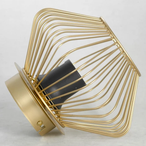 Потолочная люстра Lussole Brooks GRLSP-8248 (220V, круглые, клетка, IP21)