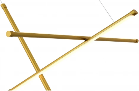 Подвесной светильник ST Luce Retico SL6207.213.37 Матовое золото LED 1*37W 3000K (220V, на тросе)