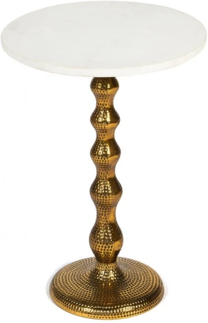 Столик кофейный Secret De Maison BOLLY ( mod. 12483-M ) (Алюминий,Мрамор /Античная медь)