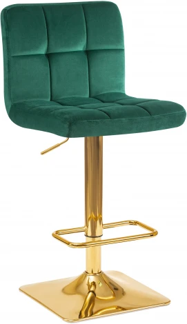 Стул барный GOLDIE (зеленый велюр (MJ9-88))