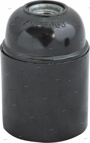 Патрон E27 Horoz, черный