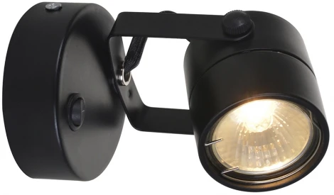 Спот Arte Lamp Mizar A1311AP-1BK (220V, выключатель)