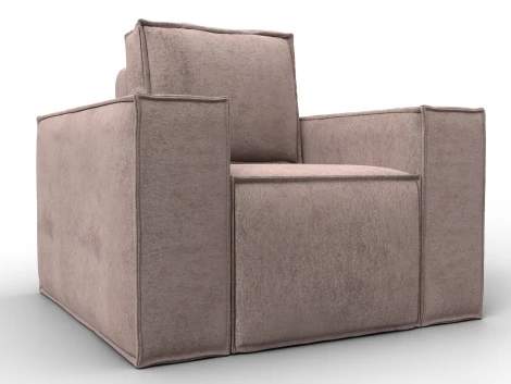 Кресло Лига-081 НПБ (ДСП,Велюр/Бежевый) Лига Диванов 134989