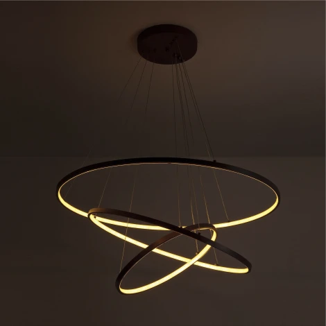 Подвесной светильник светодиодный с пультом с регулировкой цветовой температуры и яркости LED4U LED4U L5053-80-60-40 BR