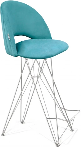 Стул барный SHT-ST34-1/S66 голубая пастель/хром лак Sheffilton 1314411802