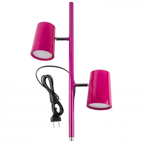 Торшер светодиодный, 2х6W, сенсорный выключатель, диммер, красный Uniel ULM-T600 2х6W/4500K/DIM RED