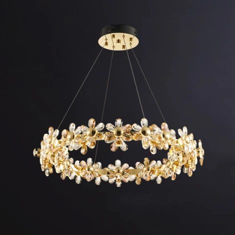 Подвесной светильник Mariola D60 Imperiumloft Mariola01 (219627-23) (LED, 220V, на проводе, цветы, круглые)