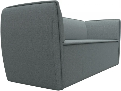 Диван кухонный прямой Бергамо 3-х местный (Серый/Рогожка) Лига Диванов арт.122445