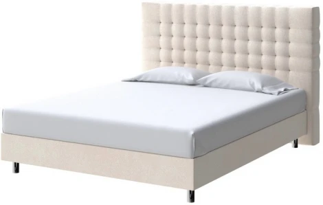 PROxSON Кровать Tallinn Boxspring Standart (Ткань: Велюр Casa Сахарный) 160x200