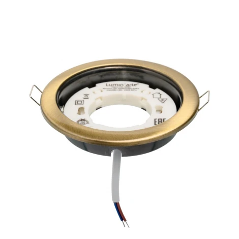 Встраиваемый светильник под лампу GX53 античное золото Lumin'arte LDL-GX53/01MG