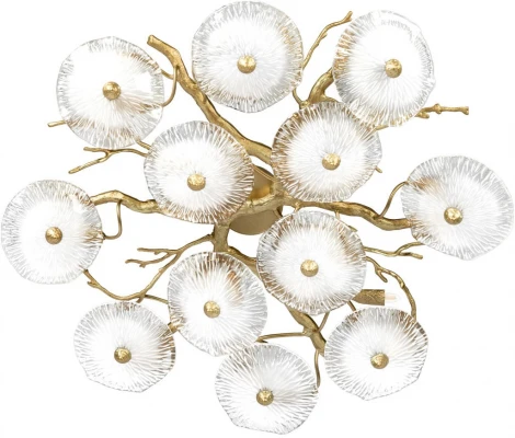 Потолочная люстра Loft It Bloom 10352/800C AB (220V, цветы, ветки)