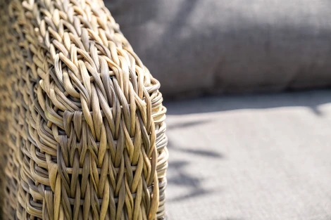 "Кальяри" лаунж-зона из искусственного ротанга (гиацинт), цвет соломенный 4SIS арт.УТ-00002215