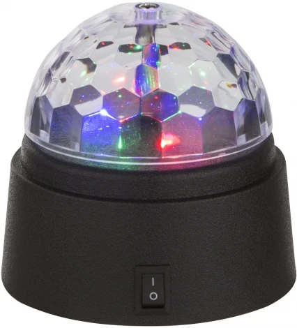 Интерьерная настольная лампа Globo Disco 28014 (для детской, LED, выключатель, шар)
