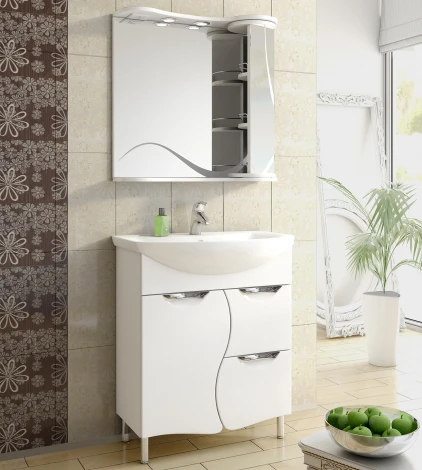 Мебельная раковина Santek Балтика 70 белая