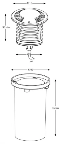 Встраиваемый светильник уличный Deko-Light Smart 730430